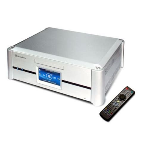 Auf der computex 2015 präsentiert silverstone neue gehäuse in allen größen und für verschiedenste einsatzgebiete. SilverStone GD02SMT Grandia inkl. Display HTPC Gehäuse ...