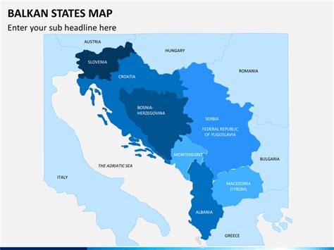 Balkan States Map PowerPoint | SketchBubble