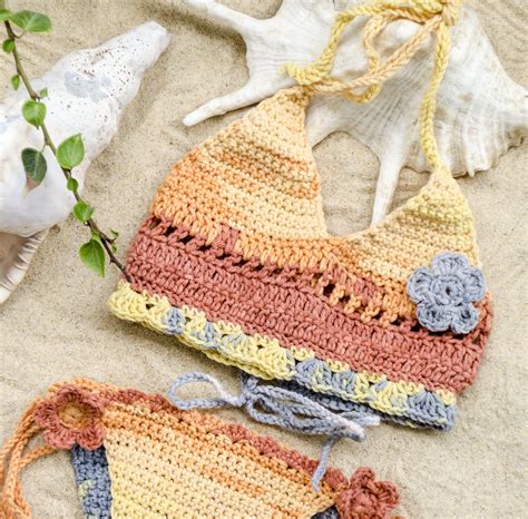 Newborn Swimsuit For Girls Crochet Baby Bikini Toddler