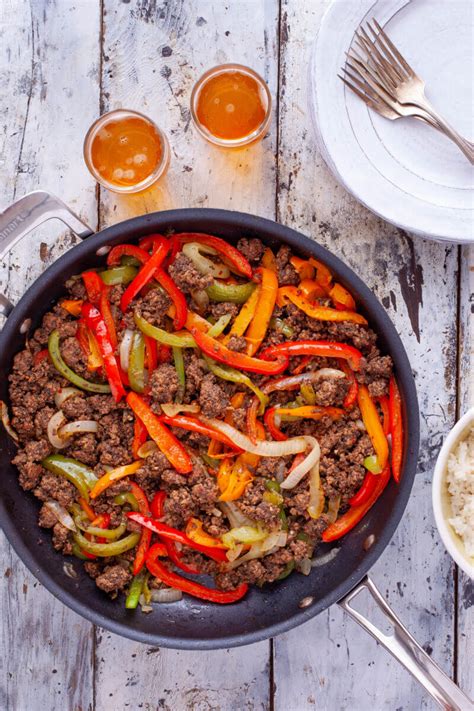 But most importantly, it's delicious! Fajitas Recipe with Ground Beef for Easy Weeknight Dinner - Eating Richly