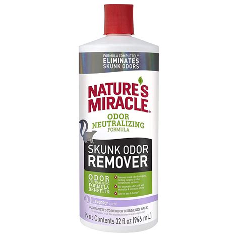 Nature's Miracle Skunk Odor Remover Pour with Neutralizing Formula and
