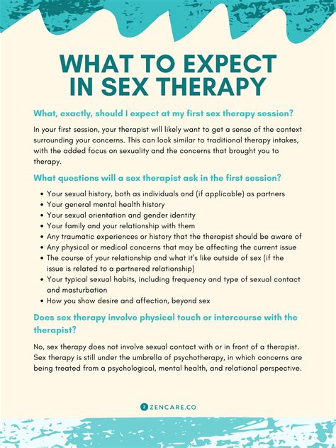 What To Expect In Sex Therapy Zencare Blog