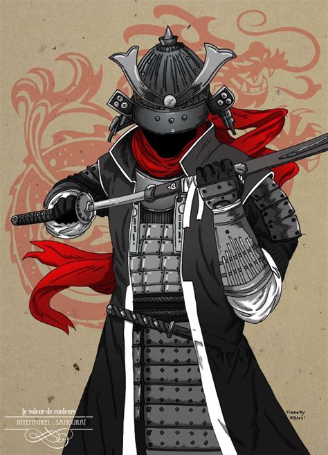 Le Voleur De Couleur Samourai By Arthelius On Deviantart Samurai Art