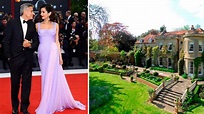 Celebrity Homes | Inside George Clooney and wife Amal's English mansion ...