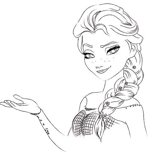 Disegno Da Colorare Elsa