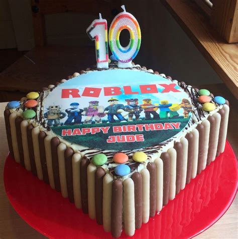 See some of the best cake designs around for inspiration. 10 Year Old Birthday Cakes Roblox Birthday Cake For My 10 ...