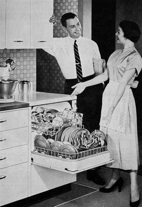 Dishwasher Kitchen Aid Vintage Housewife Retro Housewife