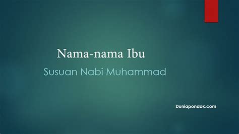 Aminah binti wahab bin abdul manaf. 12 Nama-nama Istri Nabi Muhammad Yang Harus Kamu Ketahui