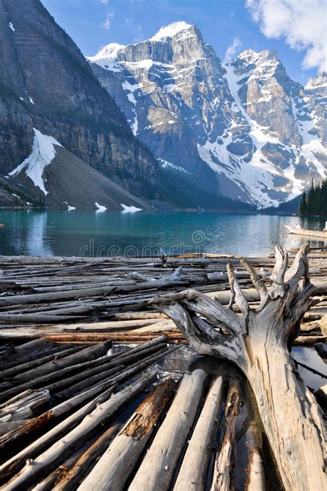 Moraine Lake Rocky Mountains Canada Stock Photo Image Of Scenic