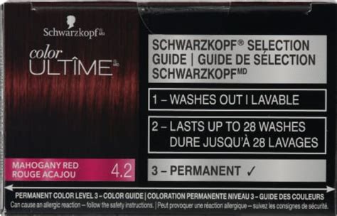 Schwarzkopf® Color Ultime® 42 Mahogany Red Permanent Hair Color 1 Ct