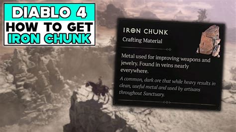 Diablo 4 How To Get Iron Chunks Youtube