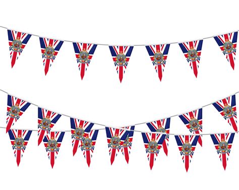 King Charles Iii Bunting Quality Fabric All Sizes And Designs Available