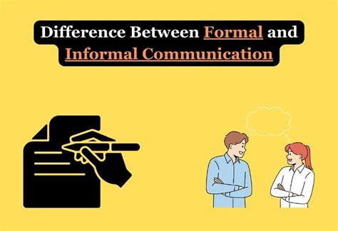 Difference Between Formal And Informal Communication