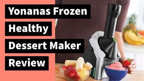 Yonanas Frozen Healthy Dessert Maker Review Kitchen Gadgets Youtube