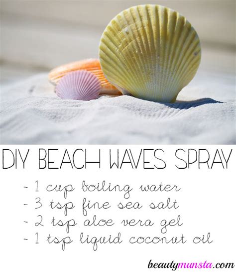 Turn your hair into a mass of beautiful beach waves using this diy sea salt spray for curly hair! DIY Sea Salt Spray for Curly Hair - beautymunsta - free ...