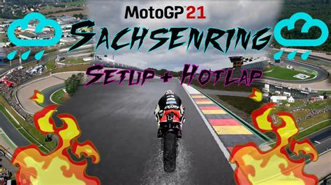 Motogp 21 Wet Sachsenring Timetrial Setup And Hotlap Aprilia Youtube