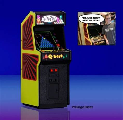 Qbert New Wave Replicade Warren Davis Edition 16 Scale Arcade Game