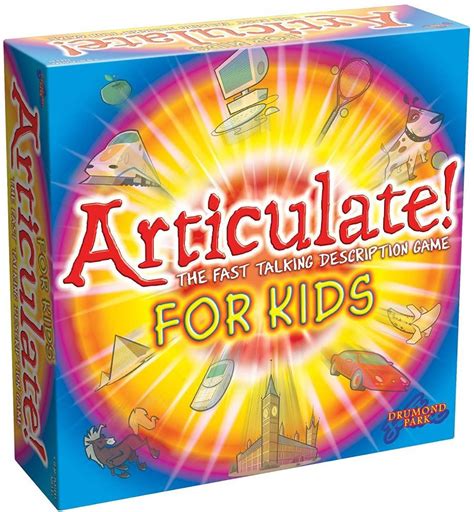 Articulate For Kids Board Game Action Games