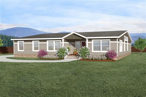 The Mck 60869k Exterior This Manufactured Mobile Home Features 4 Bedrooms And 3 Baths