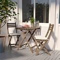 ASKHOLMEN - 戶外餐桌椅組, 灰棕色 | IKEA 線上購物