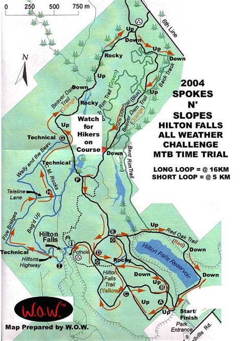 Hilton Falls Trail Map Trail Maps Eastern Canada Hilton