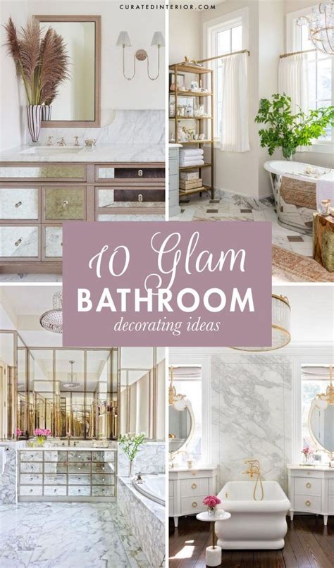 Glam Bathroom Decor Ideas Modern Glam Bathroom Feminine Bathroom