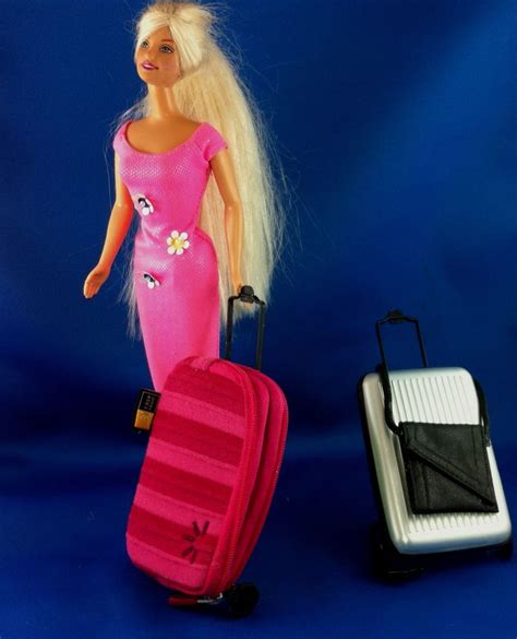 Diy Barbie Luggage Barbie Diy Barbie Dolls Barbie Doll Accessories