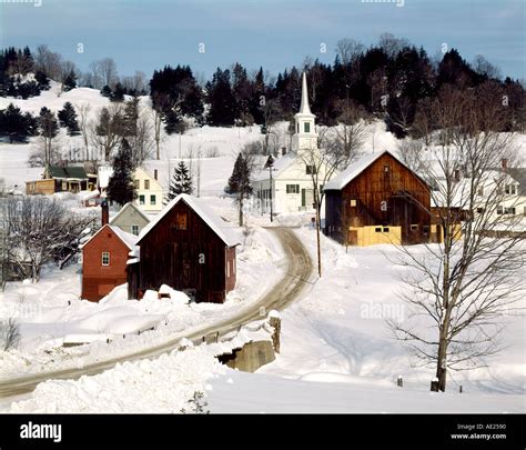 Vermont At Winter Hi Res Stock Photography And Images Alamy