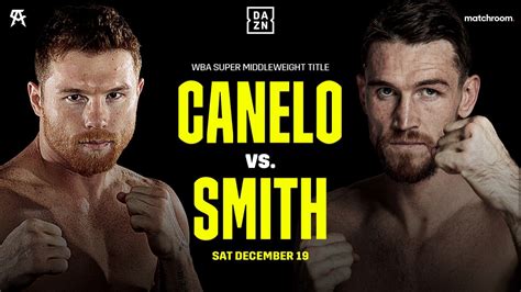 That makes for a compound annual growth rate of 19% (page 5). Canelo vs. Smith this Saturday, December 19th on Dazn ...