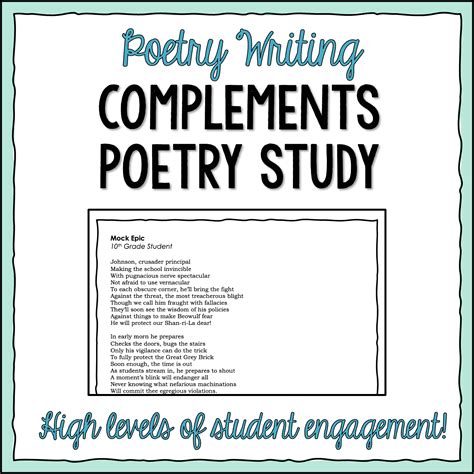 Mock Heroic Epic Poetry Writing Poems Made Easy Made By Teachers