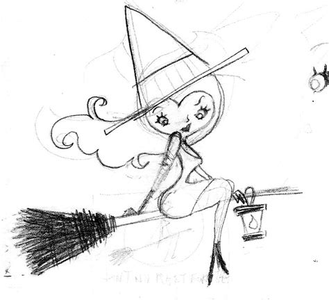 Sketchy Wenches Janes Cute Wicked Witch