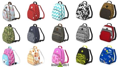 Backpacks Clutter By Sandy At Around The Sims 4 Sims 4