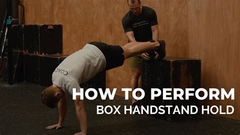 Box Handstand Hold Box Rock Handstand Progressions Youtube