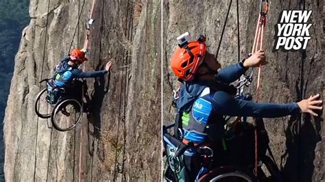 Wheelchair Wont Stop Athlete From Climbing Mountains New York Post