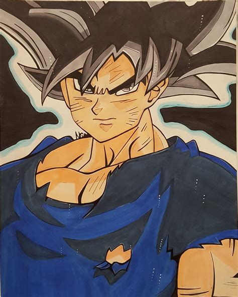 How Could I Resist Drawing Goku In Ultra Instinct I Couldnt Dbz