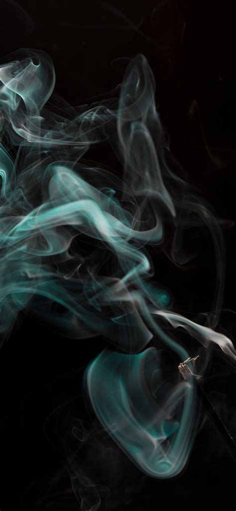 Abstract Smoke Black Background Iphone Xs Max X 8765