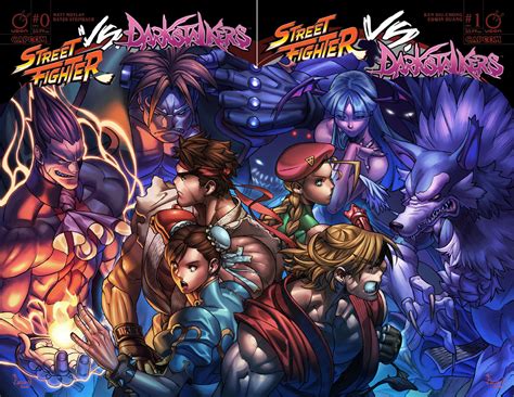 Panzer Street Fighter Vs Darkstalkers Issues 0 And 1 Variant Cover