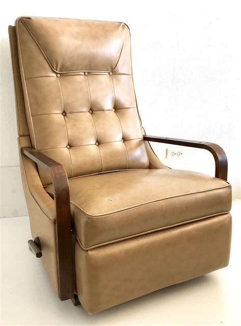 If questions come up about a certain brooks 35'' wide rocker standard recliner when shopping on wayfair, you can call us for more detailed information. Vtg Mid Century Lazy Boy Recliner Chair Rocker Walnut Wood ...