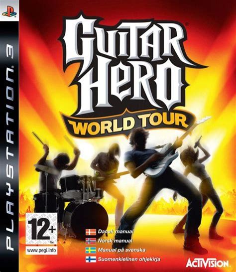 Carátula Oficial De Guitar Hero World Tour Ps3 3djuegos