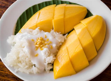 Thai Coconut Sticky Rice With Mango Thai Food Online Authentic Thai Supermarket