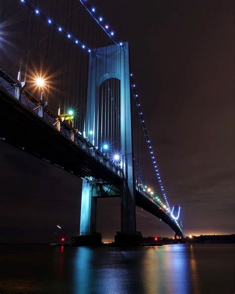 Ponte Verrazanonarrows Bridge Punti Di Interesse A New York Con