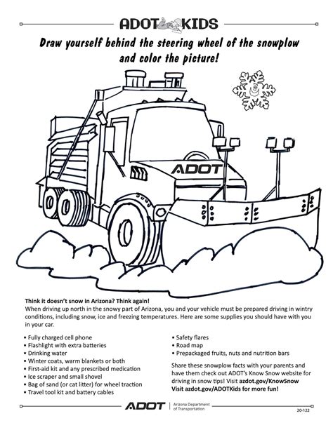 Adot Kids Get To Know Snowplows Department Of Transportation