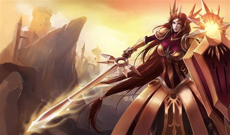 Classic Leona Chinese Wallpapers And Fan Arts League Of Legends Lol
