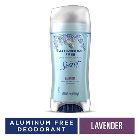 Secret Aluminum Free Deodorant Lavender 24 Ounces