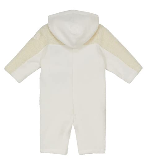 Baby Embroidered Onesie In White Moncler Enfant Mytheresa