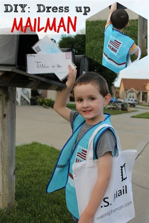 Diy Dress Up Mailman Diy Dress Kids Create Kids Costumes