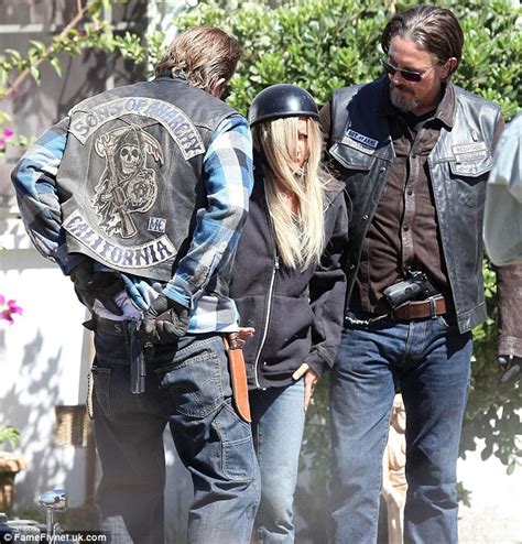 Ashley Tisdale Is Roughed Up On The Set Of Sons Of Anarchy But Who Is