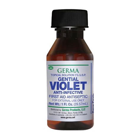 Germa Gential Violet First Aid Antiseptic 1 Oz