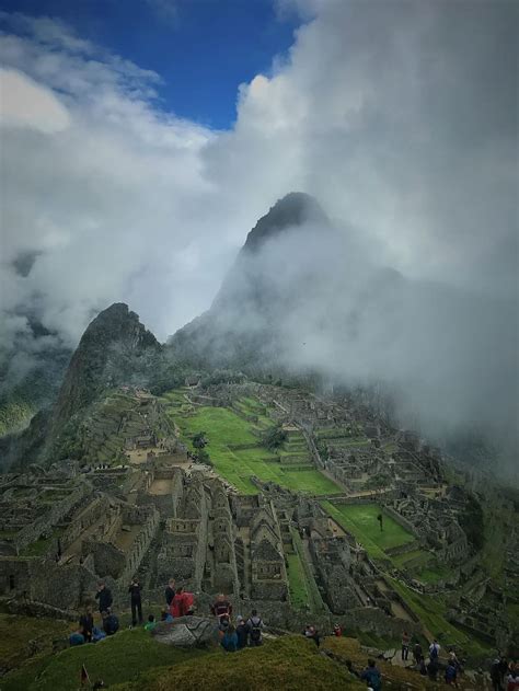 Niebla Machu Picchu Perú Nube Misterioso Unesco Inca Andes