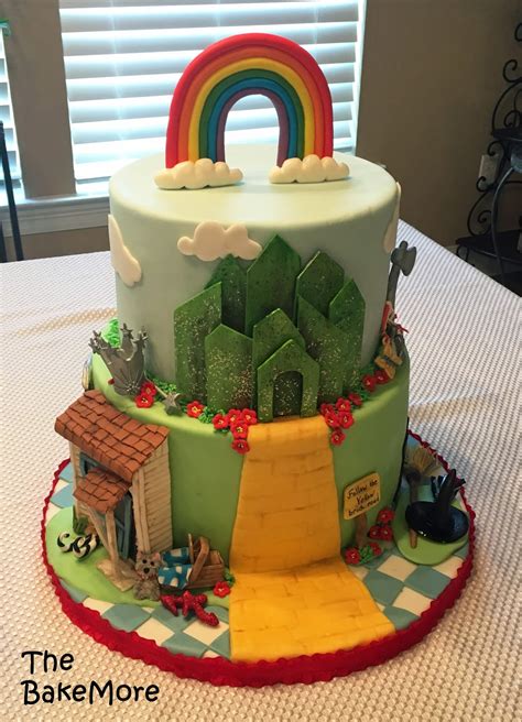 the bake more wizard of oz themed birthday cake